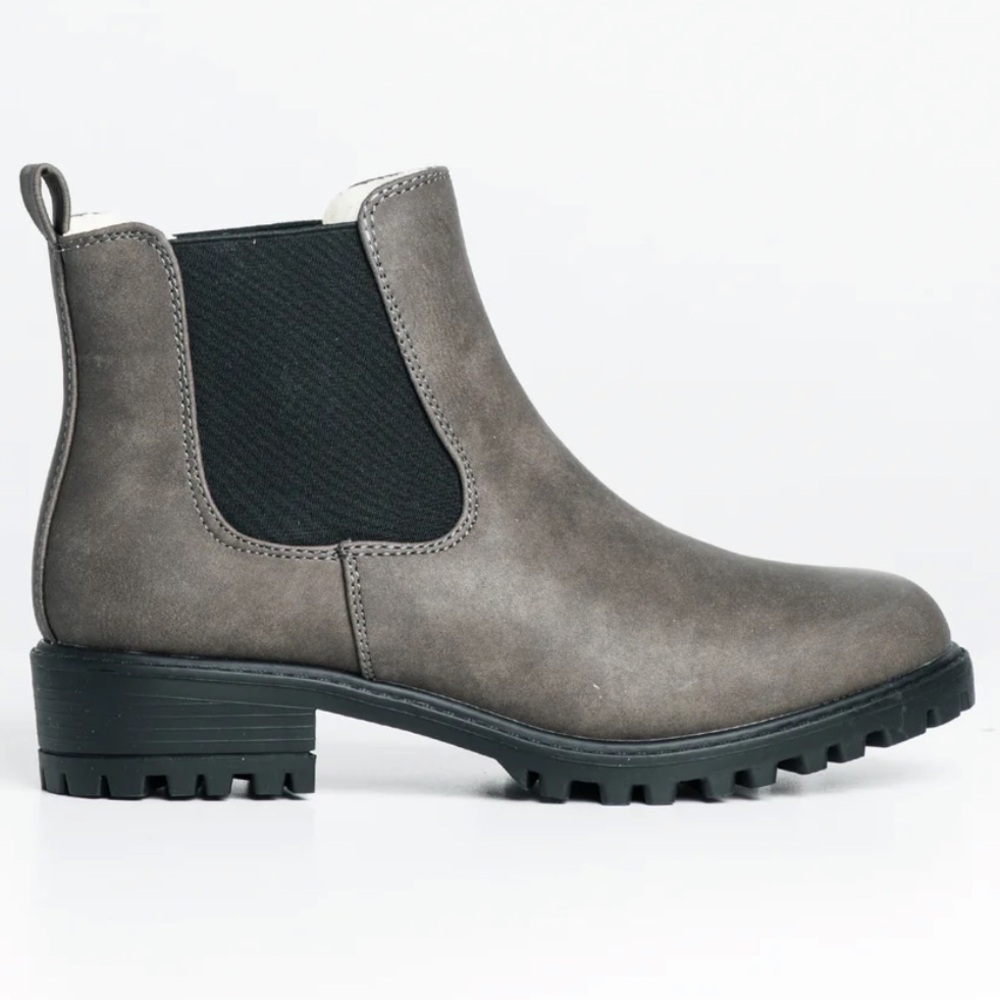 Grey Chelsea Boots